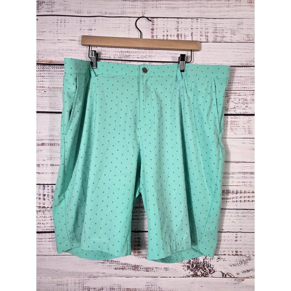 Adidas Men's 40 Golf Shorts Golfer print stretch performance